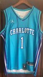 Maillot de Basket #1 Ball Charlotte Hornets Bleu